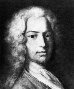 Daniel Bernoulli, schweizisk matematiker, begyndelsen af det 18. århundrede af Unbekannt