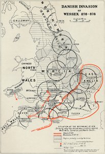 Dansk invasion af Wessex 876-878, 1935 af Unbekannt
