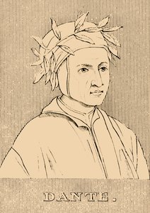 Dante, c1265-1321, 1830. af Unbekannt