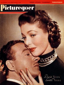 David Niven 1910-1983 og Loretta Young 1913-2000, skuespillere, 1946 af Unbekannt