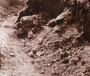 Døde kroppe, Beauséjour, Nordfrankrig, c1914-c1918 af Unbekannt
