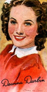 Deanna Durbin, 1921-1999, sangerinde og skuespillerinde i Hollywood-film fra 1930