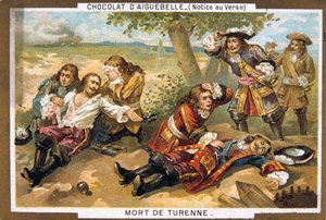 Marshall Turennes død, 1675, 1800-tallet af Unbekannt