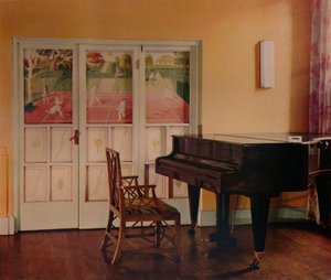 Udsmykning af Eric Ravilious i Sir Geoffrey Frys lejlighed, Portman Square, London, 1933 af Unbekannt