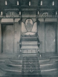 Dekorationer til et musikrum af Fritz Erler, c1899 af Unbekannt
