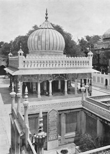 Delhi. - Grave af Nizam-ud-din & Prinsesse Jahanara, d.1910. af Unbekannt