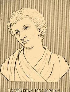 Demosthenes, 384-322 f.Kr., 1830. af Unbekannt