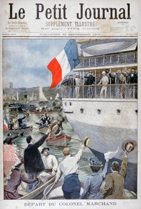 Oberst Marchands afgang, Marseille, 1900 af Unbekannt