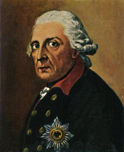 Gamle Fritz 1712-1786. - Maleri på Graff, 1934. af Unbekannt