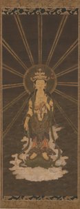 Descent of Eleven-Headed Kannon, midten af slutningen af det 16. århundrede. af Unbekannt