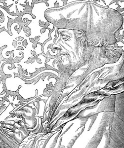 Desiderius Erasmus, hollandsk humanist og lærd fra det 15.-16. århundrede, 1800-tallet af Unbekannt