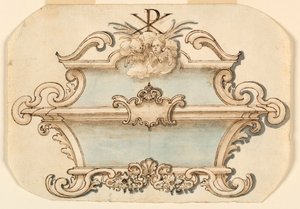 Design til en relikvie af Unbekannt