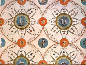 Design til et loft-maleri, Italien, 1928. af Unbekannt