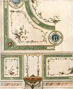 Design til loftdekoration, Italien, 1928. af Unbekannt