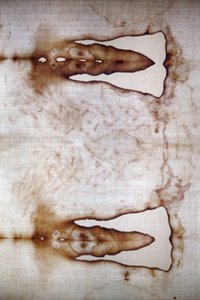 Detalje af Ligklædet i Torino i Basilica di Maria Ausiliatrice, Torino, Italien af Unbekannt