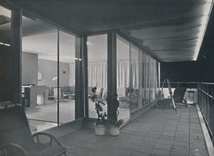Detaljer om Richard J. Neutras Multistory House, 1942 af Unbekannt