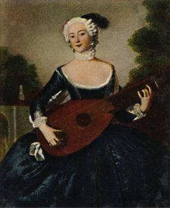 Yndlingssøsteren Friedr. D. Gr. 1709-1758. - Maleri af Pesne, 1934. af Unbekannt