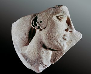 Skive af Milos. Relief på marmor af Unbekannt