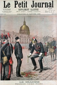 Vanære over Albert Dreyfus, 1895 af Unbekannt