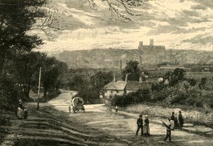 Fjernsyn over Lincoln, 1898. af Unbekannt