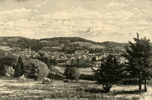 Dorking, fra vejen til Denbies, 1898. af Unbekannt