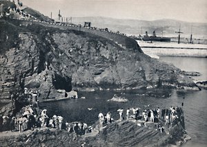 Douglas - Badestedet ved Port Skillion, 1895 af Unbekannt