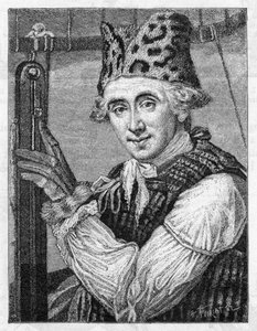 Dr. John Jeffries, amerikansk ballonfarer, 1786 af Unbekannt
