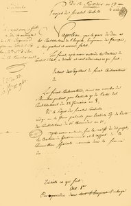 Udkast til...genoprettelsen af den gregorianske kalender, 29. august 1805, 1921. af Unbekannt