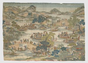 Dragebådsfestivalforestilling, 1700-1900-tallet. af Unbekannt