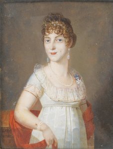 Hertuginde Maria Elisabeth i Bayern 1784-1849, prinsesse af Wagram, ca. 1810 af Unbekannt
