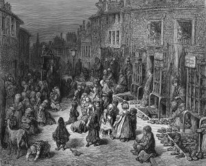 Dudley Street, Seven Dials, London, 1872 af Unbekannt