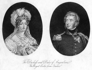 hertug og hertuginde af Angouleme af Unbekannt