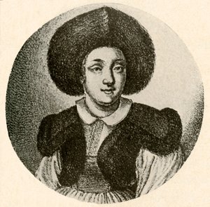 Hollandsk pige i pelshue og pelsstrikket jakke, 1641, 1937. af Unbekannt