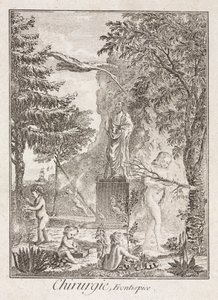 Tidlig-moderne allegorisk scene af Unbekannt