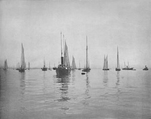 Tidlig morgen på New York Bay, c1897. af Unbekannt