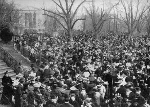 Rulning af påskeæg, Det Hvide Hus, Washington DC, USA, 1908 af Unbekannt
