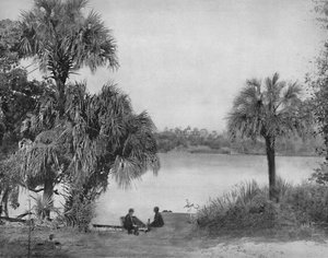 Eau Gallee, Indian River, Florida, c1897. af Unbekannt