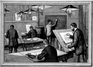 School of Ponts-et-Chaussees, Paris, 1894 af Unbekannt