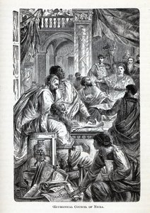 Det økumeniske råd i Nicea, 1882 af Unbekannt