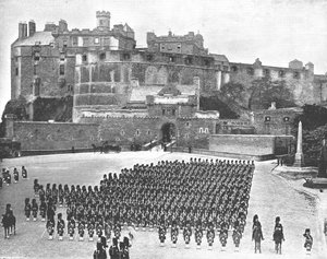 Edinburgh Castle, Edinburgh, Skotland, 1894. af Unbekannt