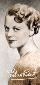 Edna Best 1900-1974, britisk scene- og filmskuespillerinde, 1935 af Unbekannt