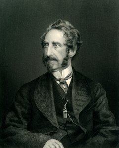 Edward G.E.L. Bulwer-Lytton, Lord Lytton, 1850, c1884. af Unbekannt