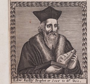 Edward Kelley Fra: The Order of the Inspirati, 1659 af Unbekannt