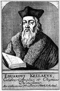 Edward Kelley, astrolog og alkymist, 1575 c1700 af Unbekannt