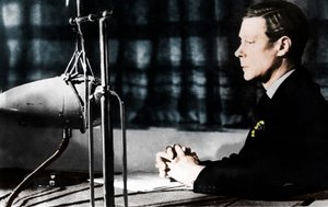 Edward VIII udsendte sin abdikation til nationen og imperiet den 11. december 1936. af Unbekannt