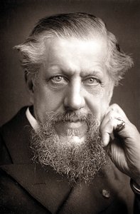 Edwin Arnold 1832-1904, britisk orientalist, digter og journalist, c1890 af Unbekannt