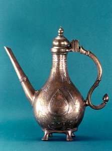 Egyptisk beholder i bronze, c1300-tallet af Unbekannt