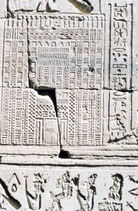 Egyptisk kalender, Temple of Kom Ombo, Egypten, 2.-1. århundrede f.Kr af Unbekannt