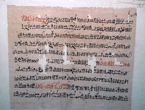 Egyptisk hieratisk skrift af Unbekannt
