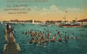 Uafhængighedscharmen, Sancti-Spiritus. Mariano Strand. Havana, c1910 af Unbekannt